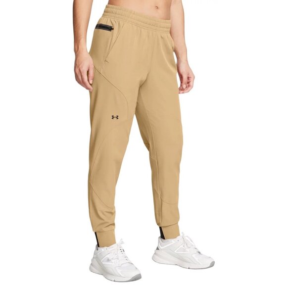 Under Armour Women's Unstoppable Joggers‎ Pant, Brown/Black - Picture 1 of 3